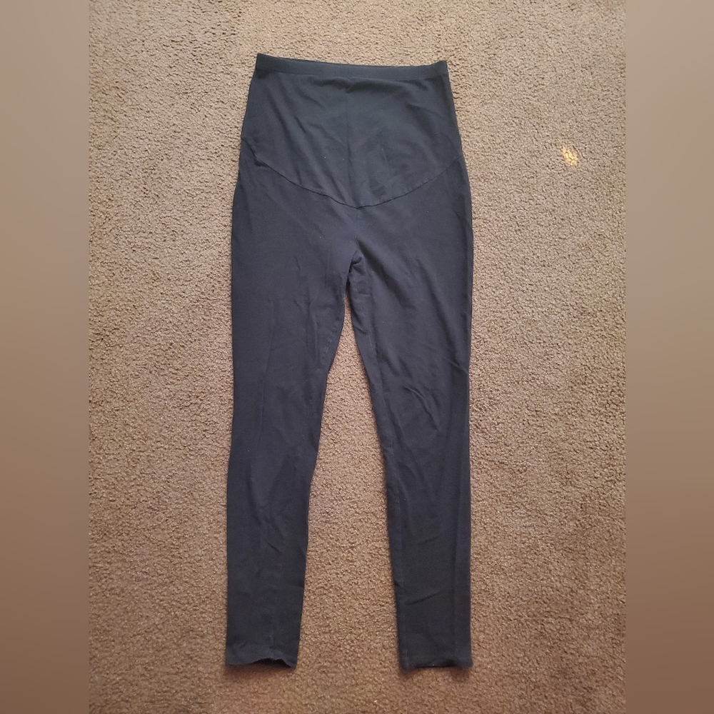 Time and Tru Maternity Leggings, Black